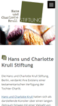 Mobile Screenshot of krull-stiftung.de